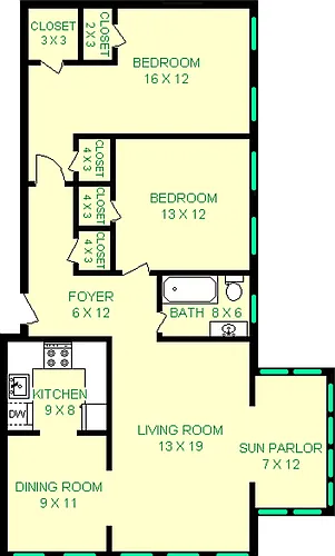 Floor plan Brilliant