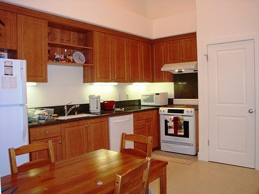 Kitchen with Granite Countertops