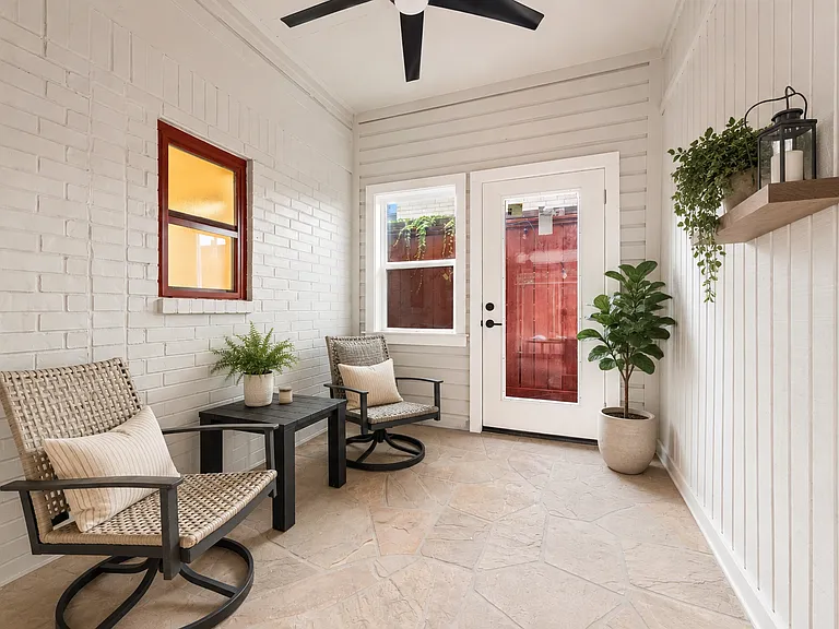 Entry/Multi-use Room (Decor pictured is a concept mockup)
