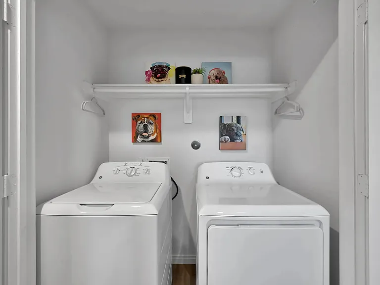 Explore the convenience of in-home laundry at Esperanza at Wild Orchid. Our modern units feature spacious washers and dryers, designed to make daily chores effortless. Elevate your living experience today-schedule a tour now!
