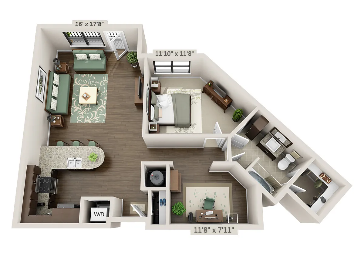 Floor plan Thrive (A1GD)