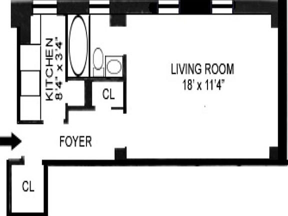 2nd image of 321 E 54th St APT 4F