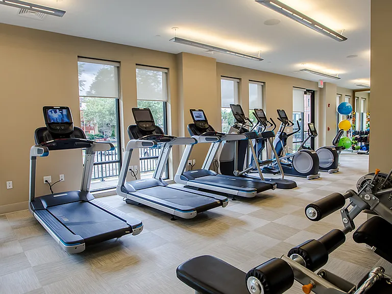 Expansive club-quality fitness center
