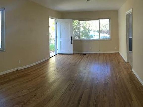 Entry way and living room