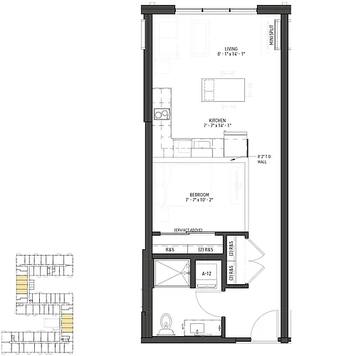 Floor plan Como - V1 60% AMI