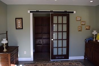Bedroom & walk in closet door