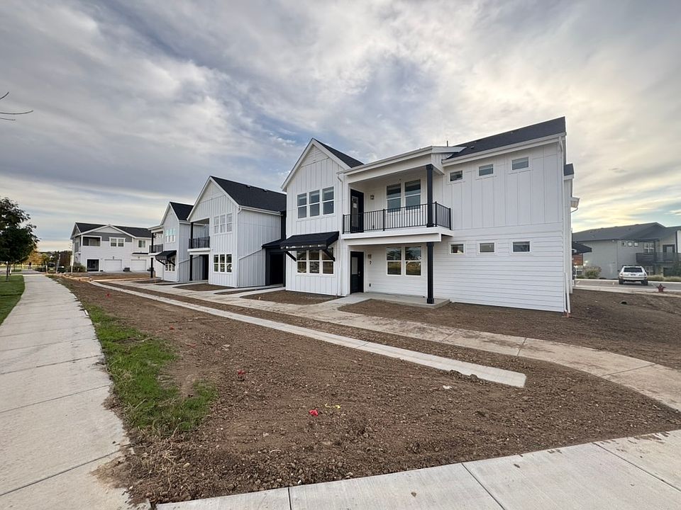 Exterior view. Grass goes in spring 2026.