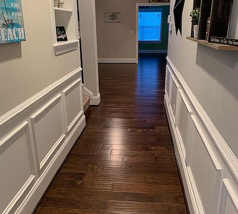 Entry hallway from front dr