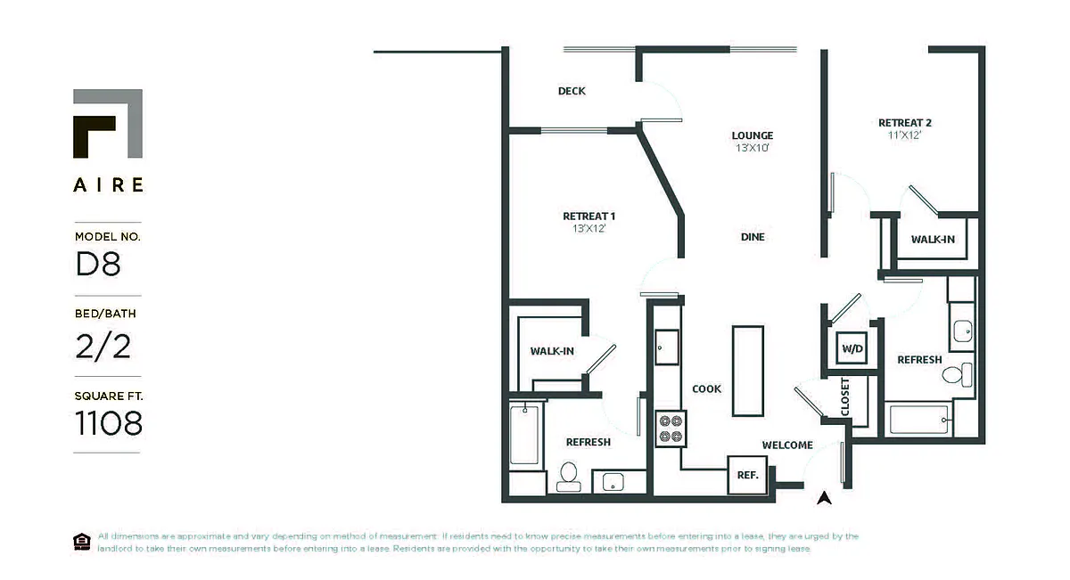 Floor plan D8