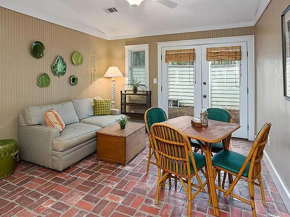 Living space by kitchenette