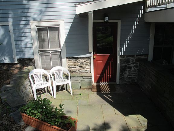 rear patio without table