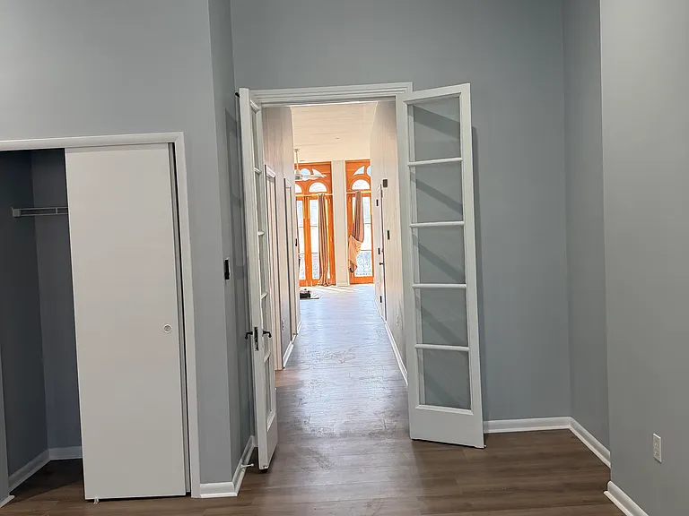 Entry way to spacious bedroom with plenty of closet space.