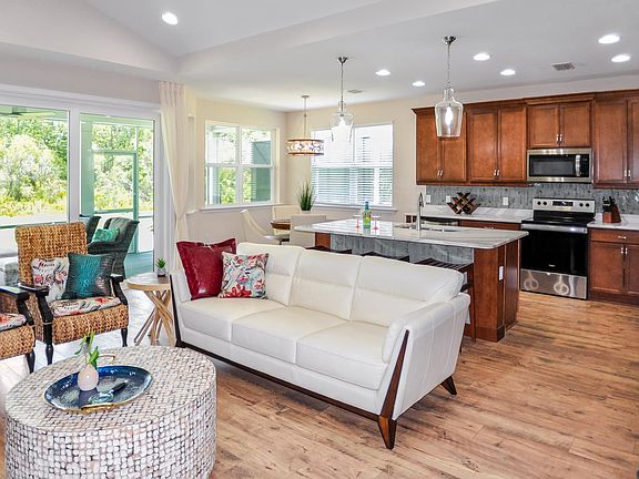 Open floor plan is ideal for entertaining.
