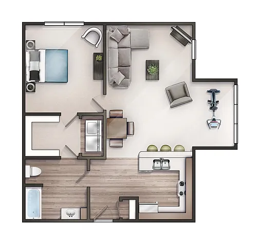 Floor plan The High Rock