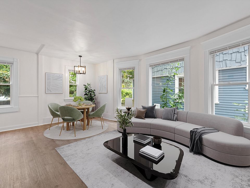 Livingroom virtually staged