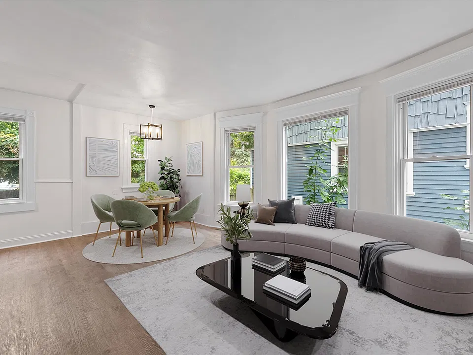 Livingroom virtually staged