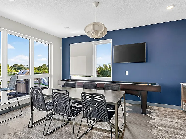 Gather, play, and unwind in our stylish resident lounge, designed for connection, conversation, and fun.