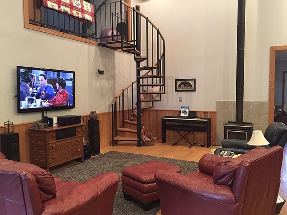 Family room from back