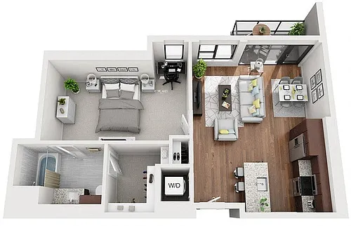 Floor plan 1M