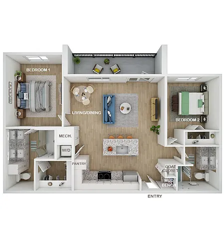 Floor plan B1