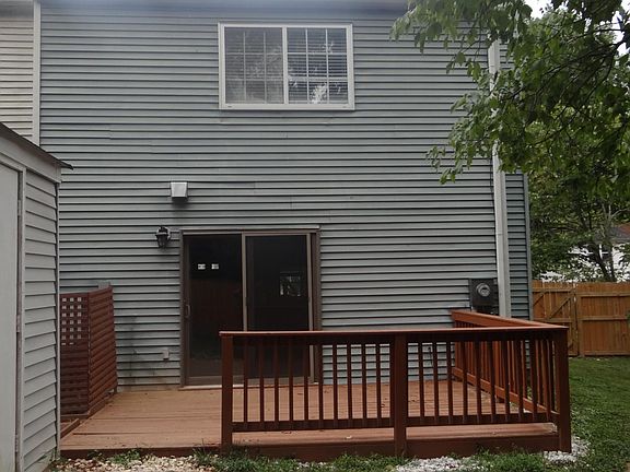 backyard deck, and tool shed