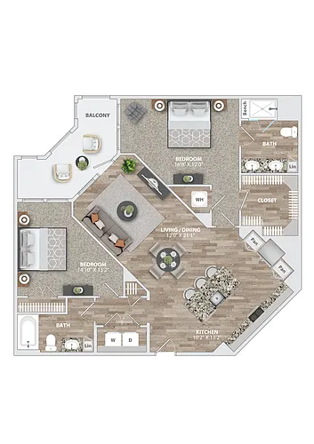 Floor plan B2