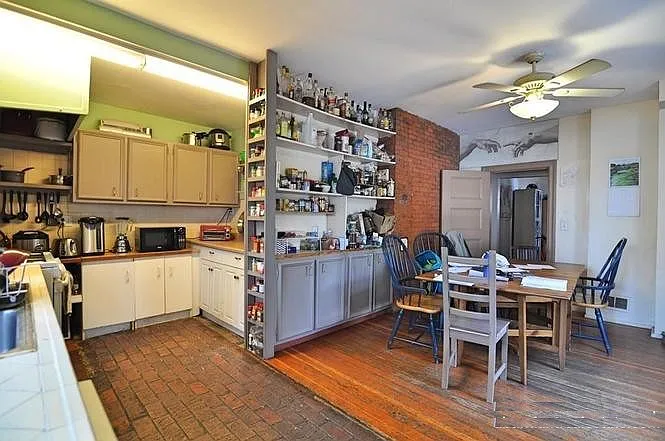 this is the old kitchen. currently being fully renovated with new cabinets, etc.