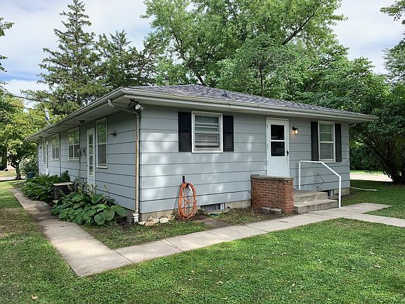 Two entrances - picture taken prior to landscaping updates.