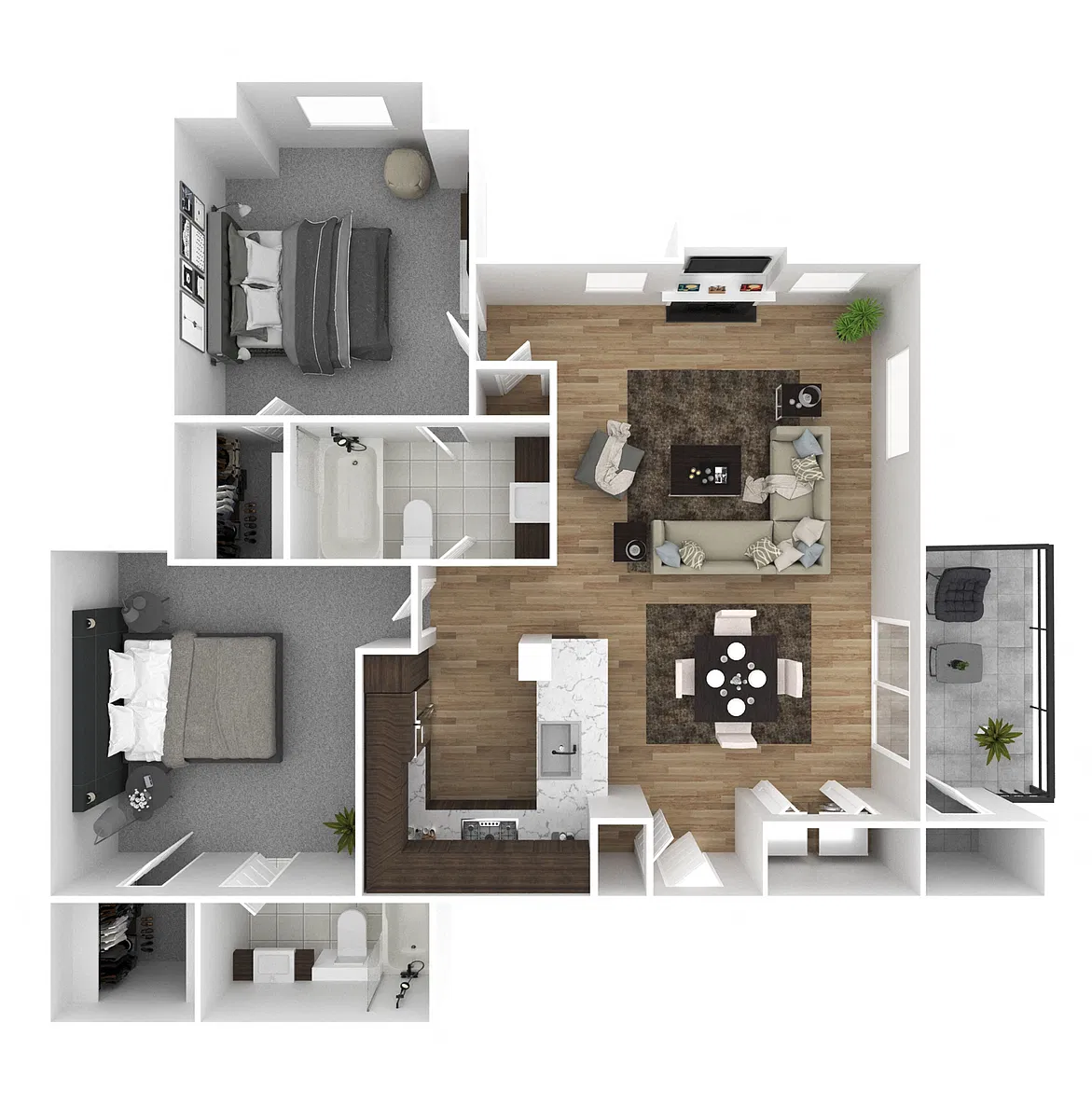 Floor plan B2