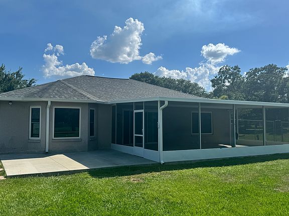 Screen enclosed patio view 1