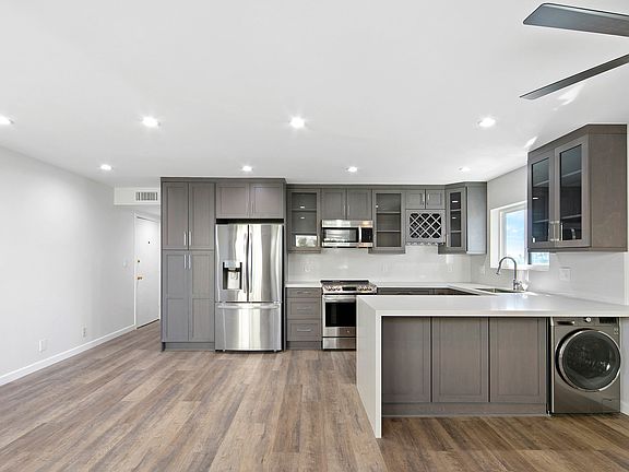 Washer/ dryer combo is included as well