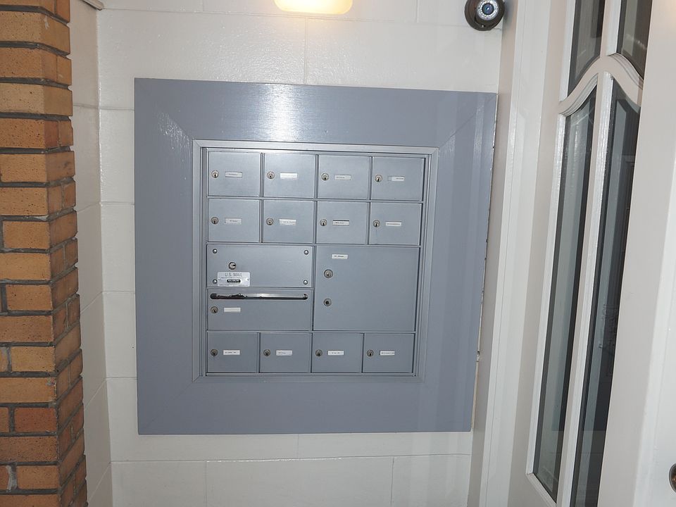 Tenant mail boxes- 1740 Washington Street