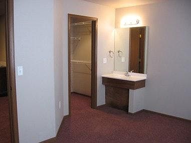 Vanity in 3 bedrooms