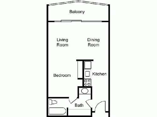 Floor plan Executive Studio