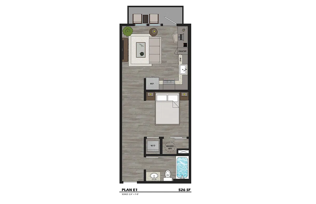 Floor plan E1
