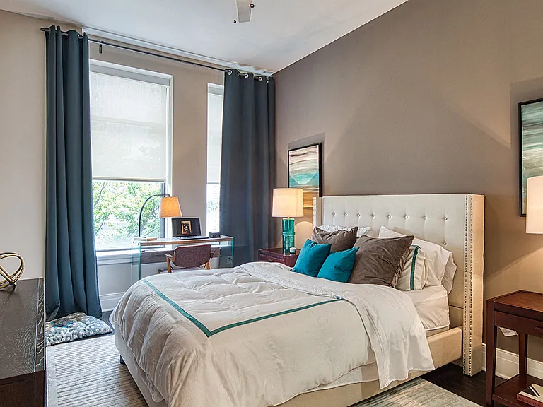 City views from the bedrooms