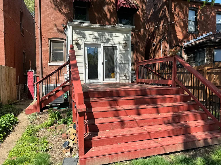Arsenal Back Yard Deck / Patio - Photo taken 4-12-24.