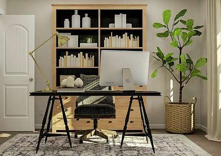 Turn the spare bedroom into an office!
