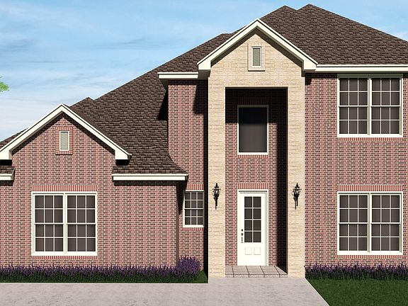 Aspen-Front View Red Brick