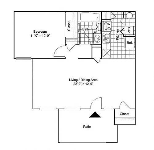 Floor plan Jasper Cottage