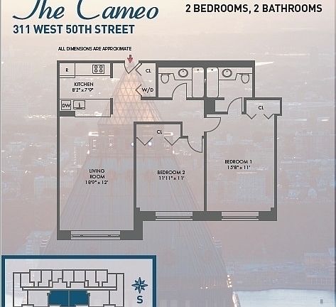 2nd image of 311 W 50th St #7H1