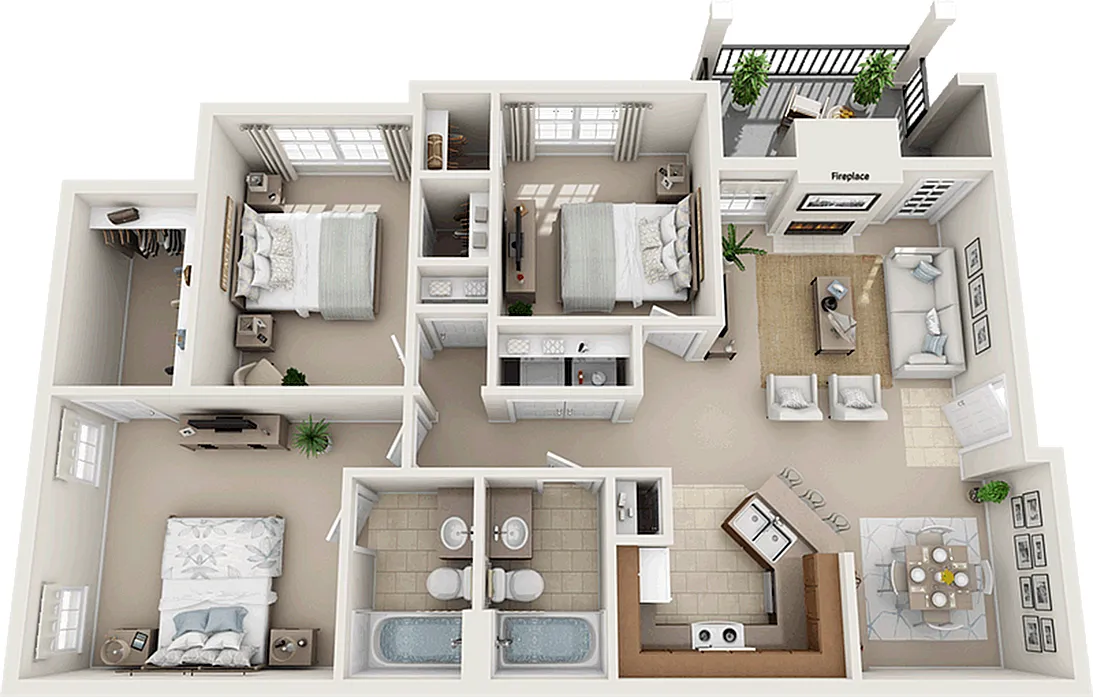 Floor plan 32A6c