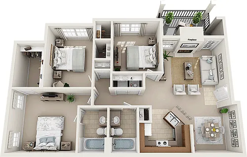 Floor plan 32A6c