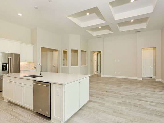 Spacious floor plan with connected living spaces