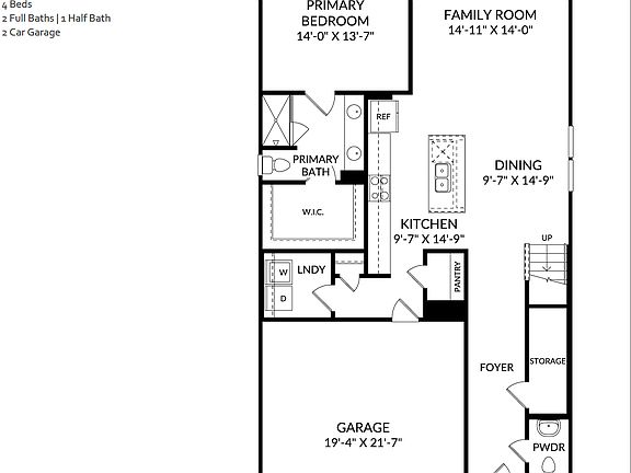 Floor plan - Level 1