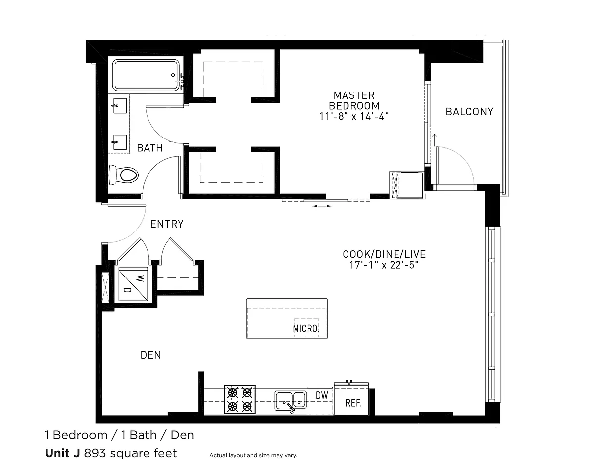 Floor plan Studio