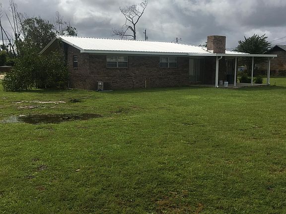 Back yard view of house