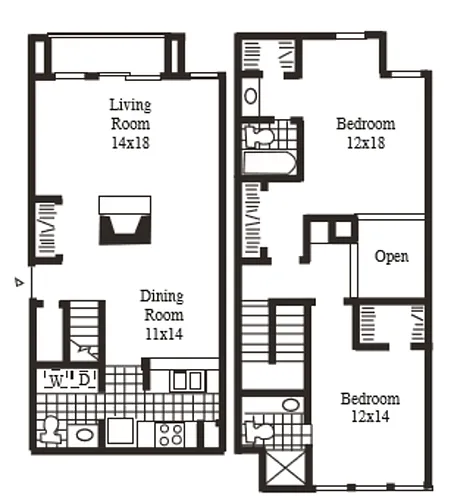 Floor plan B3