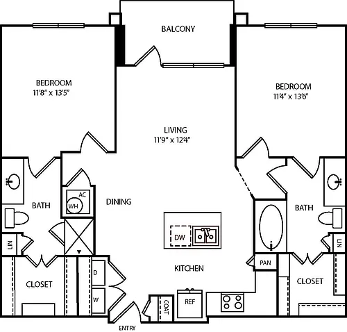 Floor plan B2A