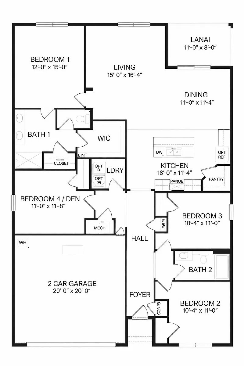 Floor plan Cali